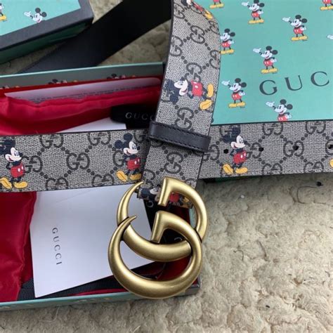 mickey mouse Gucci belt